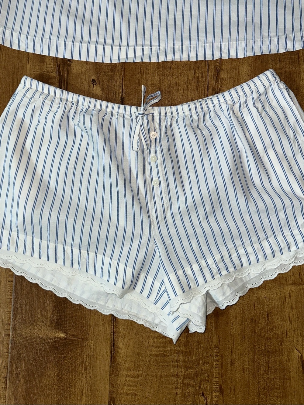 Auden Cotton Blend Tank Top and Shorts Pajama Set. - Picture 3 of 9